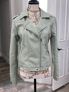 BlankNYC Moto Jacket Faux Leather Like New